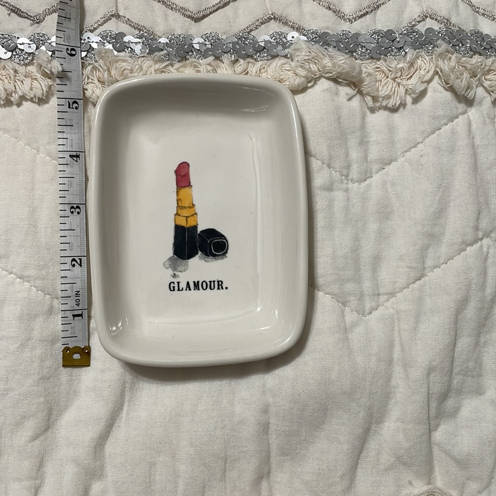 Rae Dunn Glamour ceramic set - Picture 4 of 8